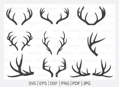 Deer Antlers svg, Deer Antlers, Reindeer Antlers Svg, Antlers svg, Cricut, Silhouette SVG Dinvect 