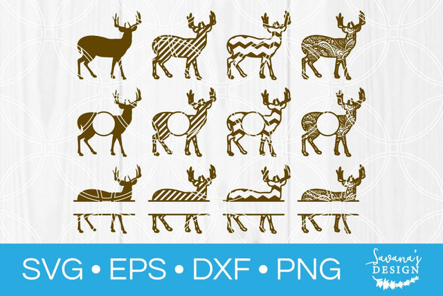 Deer Bundle SVG SavanasDesign 