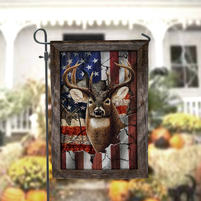 Deer Christmas Garden Flag 12x18 Garden Flag Sublimation Design Download PNG File Instant Download Sublimation CaldwellArt 