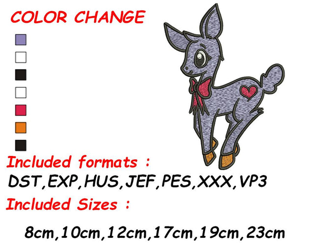 Deer Embroidery, Deer Design, Kid Boy Embroidery, Deer Girl, Embroidery Deer, Embroidery Nature, Cute Deer Embroidery/Applique DESIGNS SVG Digital Designer 