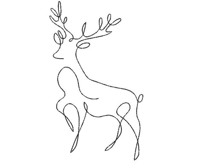 Deer embroidery design , 4 sizes. Embroidery/Applique DESIGNS ArtEMByNatalia 