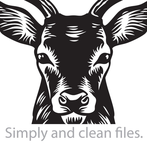 Deer Head SVG TribaliumArtSF 