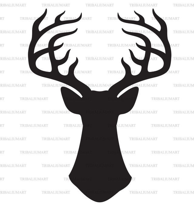 Deer head SVG TribaliumArtSF 