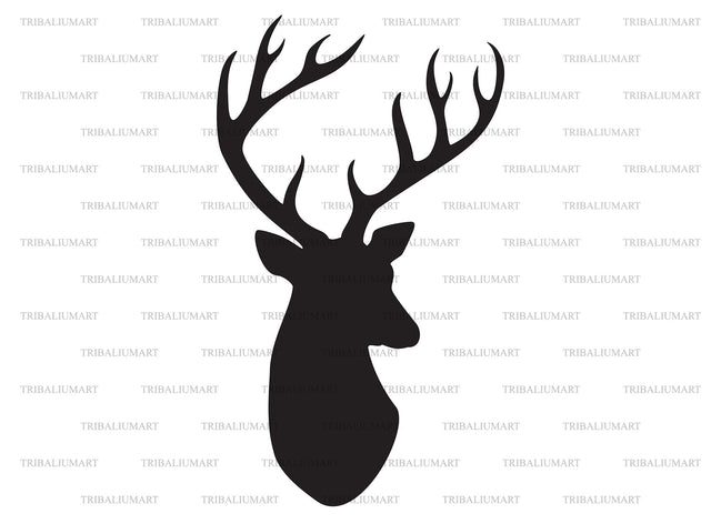 Deer head SVG TribaliumArtSF 