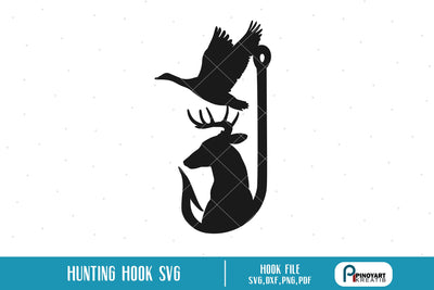 Deer Hook and Duck svg SVG Pinoyart Kreatib 