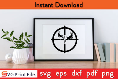 Deer Hunting Funny Hunter Fast Food Hunting SVG SVG SVG Print File 