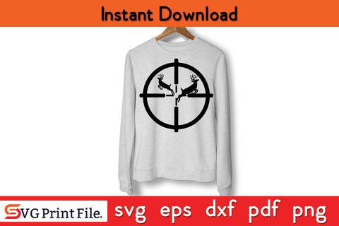 Deer Hunting Funny Hunter Fast Food Hunting SVG SVG SVG Print File 