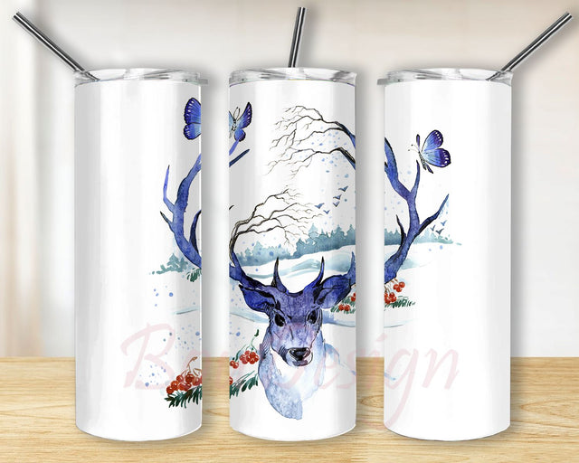 Deer Hunting, Hunting tumbler, Deer tumbler, 20oz Skinny Tumbler Sublimation Designs, Tumbler PNG Instant Download Sublimation BouDesign 