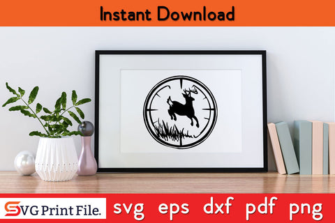 Deer Hunting SVG PNG Cut Files SVG SVG Print File 