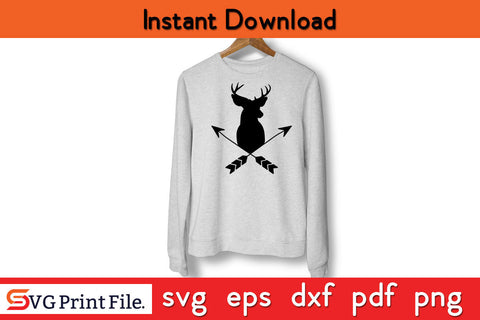 Deer Hunting SVG PNG Cut Files SVG SVG Print File 