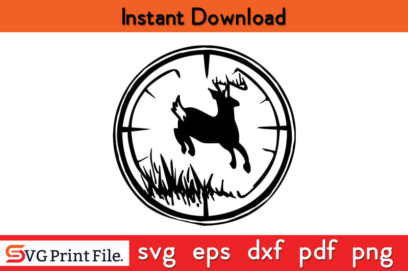 Deer Hunting SVG PNG Cut Files SVG SVG Print File 
