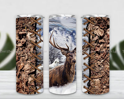 Deer Hunting Tumbler Wrap, Hunting Tumbler Wrap, 20oz Sublimation Tumbler PNG, Digital Download, Seamless Design Sublimation ToriDesigns 