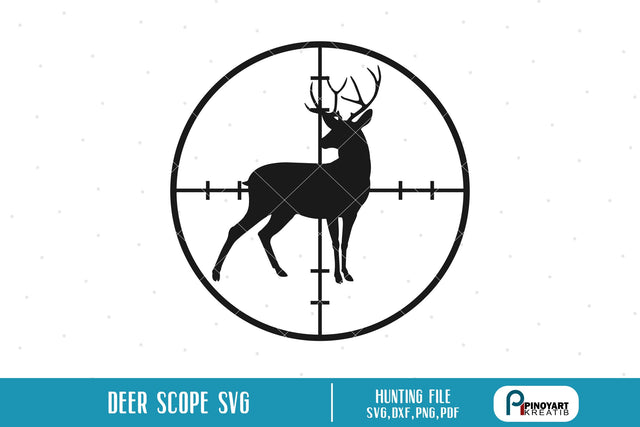 Deer in Scope svg SVG Pinoyart Kreatib 