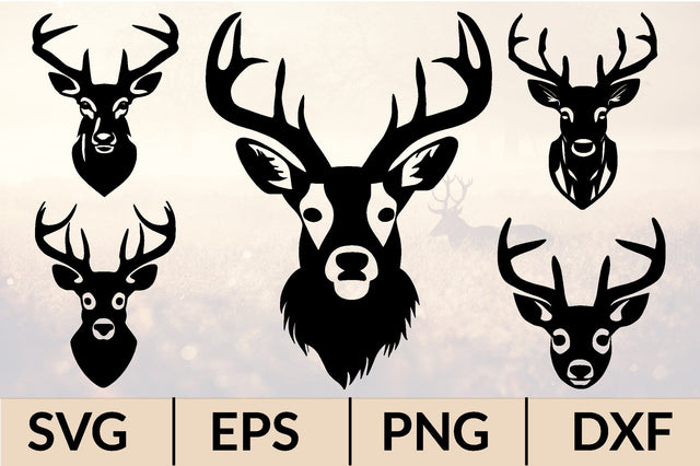 Deer laser cut SVG bundle SVG buydesign 