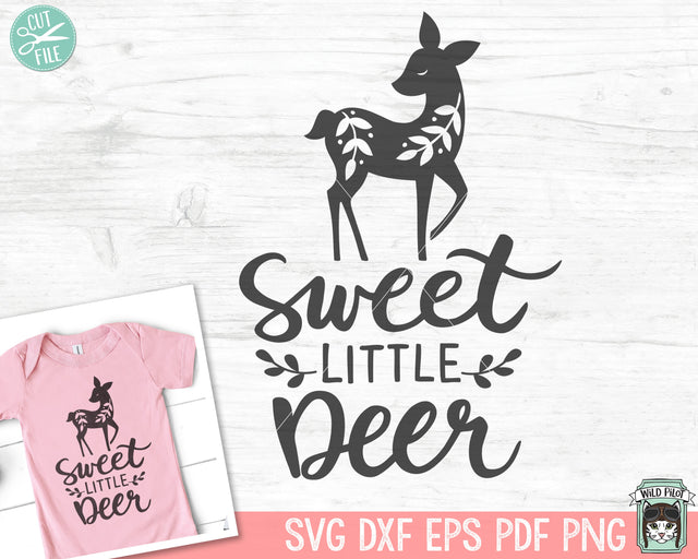 Deer Leaves SVG Cut File SVG Wild Pilot 