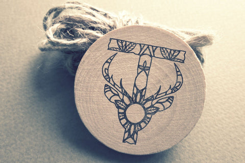 Deer Mandala Alphabet A-Z SVG EPS PNG AI PDF SVG zafrans studio 