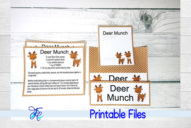 Deer Munch Bundle 3D Paper Family Creations 