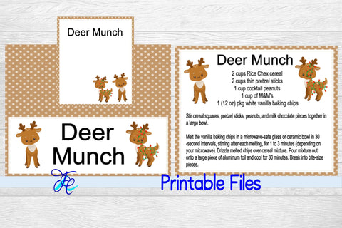 Deer Munch Bundle 3D Paper Family Creations 