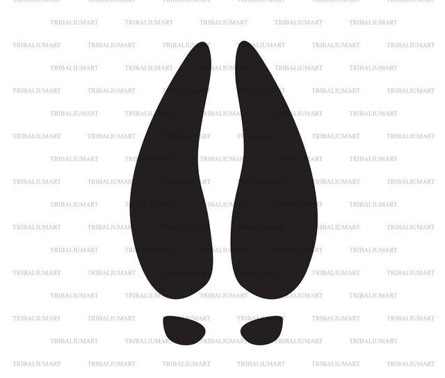 Deer Paw Print SVG TribaliumArtSF 