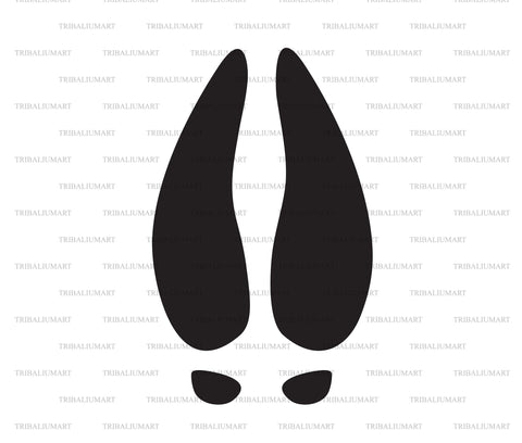 Deer Paw Print SVG TribaliumArtSF 