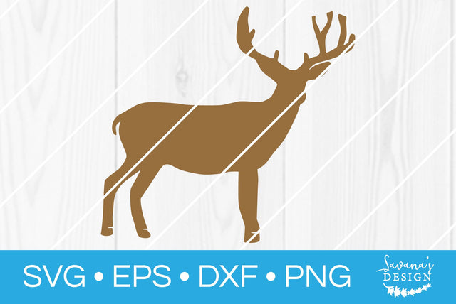 Deer Silhouette SVG SavanasDesign 