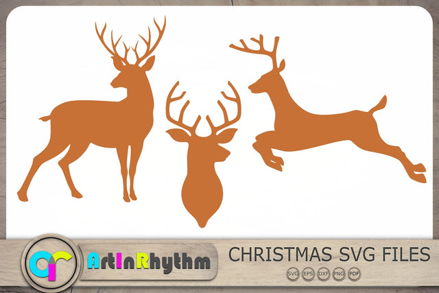 Deer Svg Files, Deer Head Svg, Deer Antlers Svg, Buck Svg SVG Artinrhythm shop 