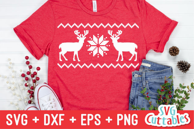 Deer Sweater | Cut File SVG Svg Cuttables 