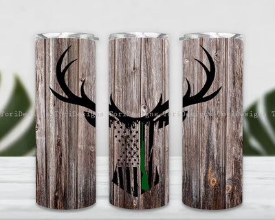 Deer Tumbler Wrap, Wooden Deer Tumbler Design, Sublimation Tumbler Design Download Sublimation ToriDesigns 