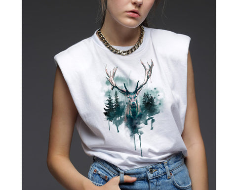 Deer, Watercolor, Forest, Sublimation, Clipart, PNG, JPG Sublimation nikola 
