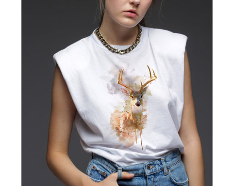 Deer, Watercolor, Sublimation, Clipart, PNG, JPG Sublimation nikola 