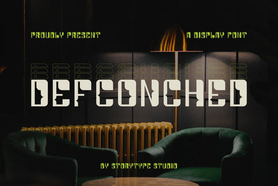 DEFCONCHED Typeface Font Storytype Studio 