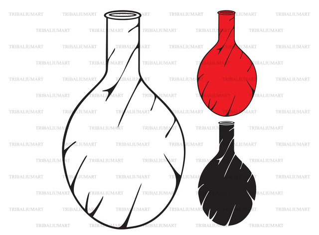 Deflated balloon SVG TribaliumArtSF 