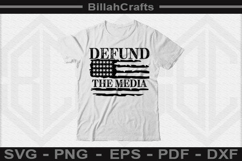 Defund The Media SVG File SVG BillahCrafts 