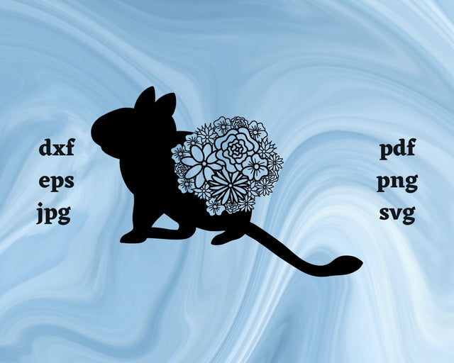 Degu Mandala SVG Cut File SVG Northern Light SVG 