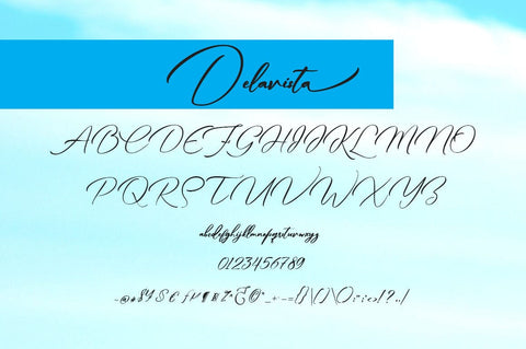 Delavista Font gatype 