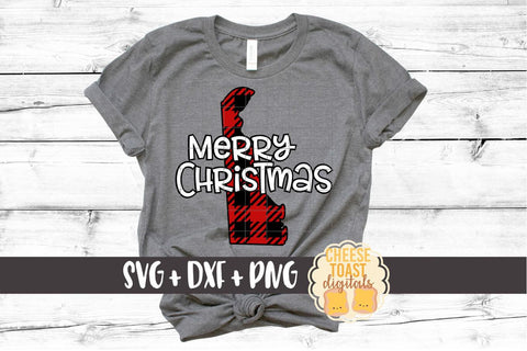 Delaware - Buffalo Plaid State - SVG PNG DXF Cut Files SVG Cheese Toast Digitals 