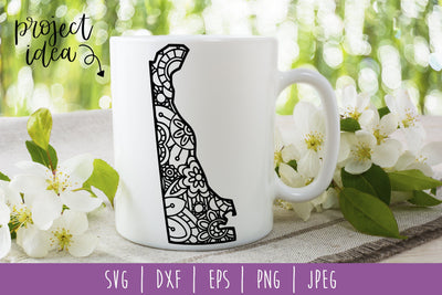 Delaware Mandala Zentangle SVG SavoringSurprises 