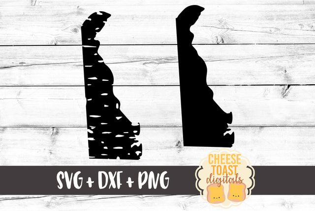 Delaware - Solid & Grunge SVG Cheese Toast Digitals 