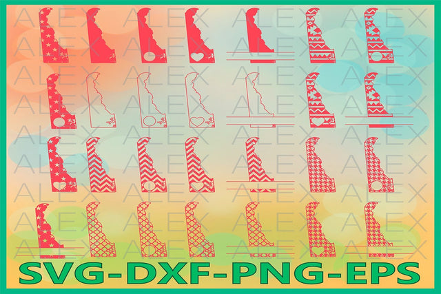 Delaware State SVG SVG AlexSVGStudio 