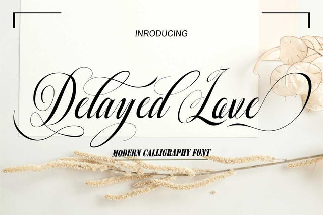 Delayed Love Font Rama Type 