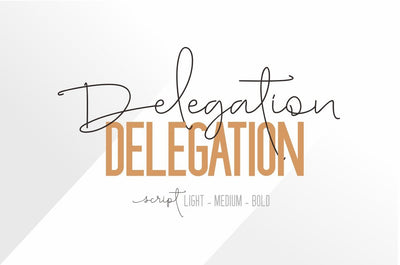 Delegation Font Josrecreative 