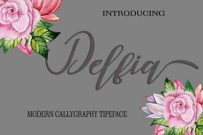 Delfia Script mahyud creatif