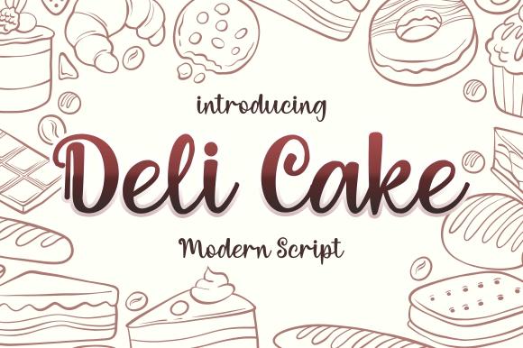 Deli Cake Font eknojistudio99 
