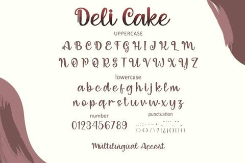 Deli Cake Font eknojistudio99 