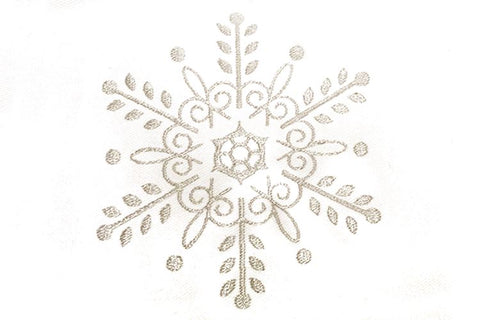 Delicate Ornate Snowflake Embroidery Embroidery/Applique Designed by Geeks 