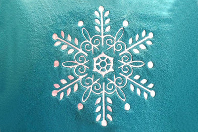 Delicate Ornate Snowflake Embroidery Embroidery/Applique Designed by Geeks 
