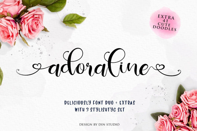 Deliciously Font Duo Set Font Din Studio 