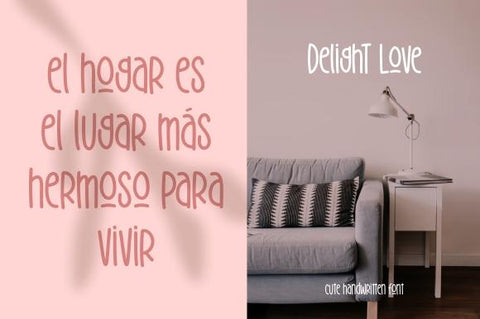 Delight Love Font Garisman Studio 