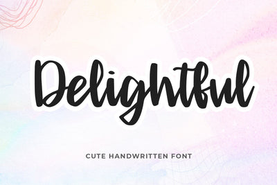 Delightful Font Abo Daniel Studio 