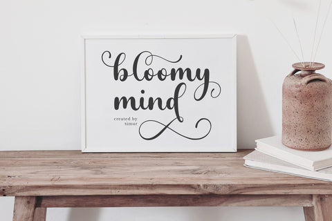 Delightica - Handwritten Script font Font Timur type 